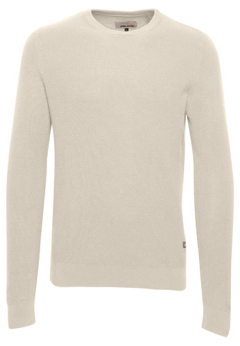 Strickpullover Rundhals Basic Sweater Knitted Langarm Shirt Jumper 