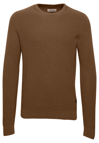 Strickpullover Rundhals Basic Sweater Knitted Langarm Shirt Jumper 