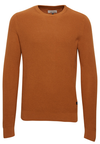 Strickpullover Rundhals Basic Sweater Knitted Langarm Shirt Jumper 