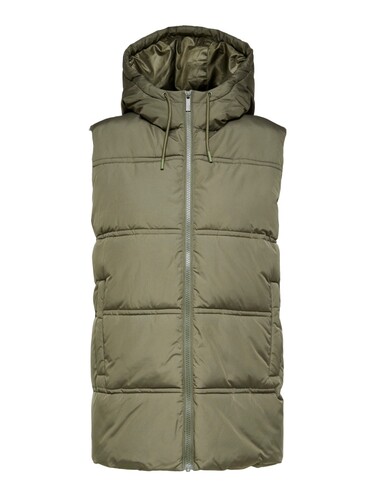 Warme Puffer Weste Wattierte Stepp �bergangsjacke �rmellos SLFALINA 