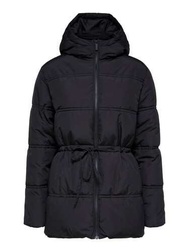 Puffer Jacke Wattierter Stepp Blouson mit Kapuze & Taille SLFALINA 