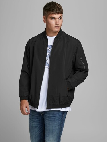 Jack & Jones Leichte Bomber Jacke Plus Size �bergangs Blouson �bergr��e JJERUSH 
