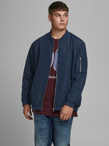 Jack & Jones Leichte Bomber Jacke Plus Size �bergangs Blouson �bergr��e JJERUSH 