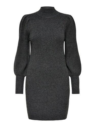 Langarm Strickkleid Mini Pullover Dress Stehkragen Shirt ONLKATIA 
