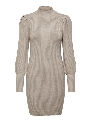Langarm Strickkleid Mini Pullover Dress Stehkragen Shirt ONLKATIA 