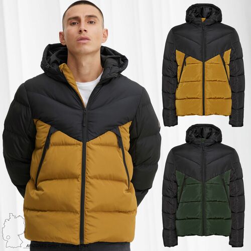 Warm Gef�tterte Winter Jacke Puffer Stepp Parka Einstellbare Kapuze