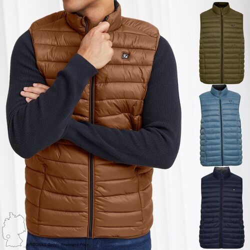 Leichte Stepp Weste �bergangs Jacke Wattiert �rmellos ohne Kapuze