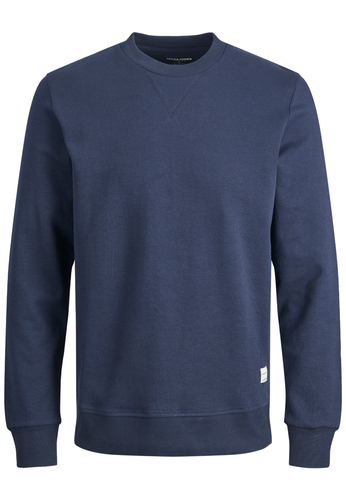 Jack & Jones Basic Sweater Langarm Sweatshirt Rundhals Pullover Jumper JJEBASIC 