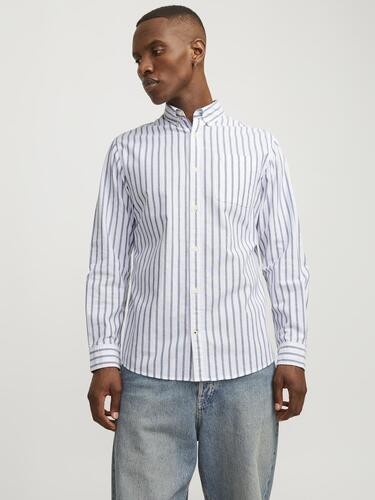Jack & Jones Plus Size Hemd �bergr��en Basic Langarm Shirt Business JJEOXFORD 