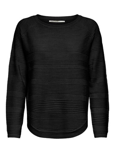 D�nner Strick Pullover Langarm Basic Stretch Sweater ONLCAVIAR 