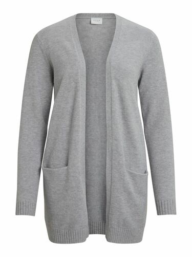 Basic Cardigan Stretch Cozy Knit Feinstrick Jacke mit Taschen VIRIL 