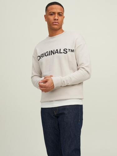 Jack & Jones Basic Sweater Langarm Shirt Rundhals Pullover Jumper JORCLEAN 