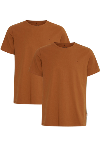Rundhals T-Shirt 2-er St�ck Pack Kurzarm Shirt Basic Set BHDinton 