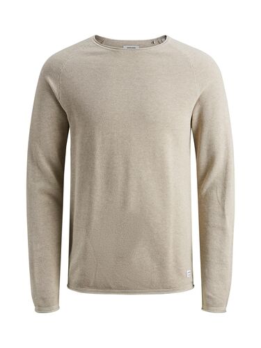 Jack & Jones Langarm Strickpullover Sweater Baumwolle Shirt JJEHILL 