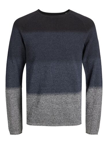 Jack & Jones Langarm Strickpullover Sweater Baumwolle Shirt JJEHILL 