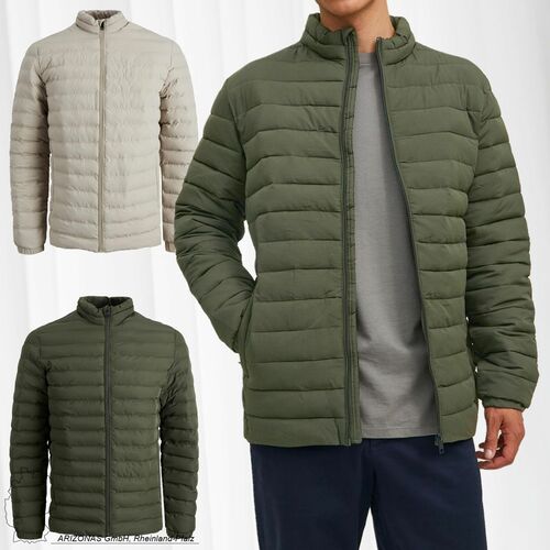 Jack & Jones Leichte Stepp �bergangsjacke Wattierter Blouson ohne Kapuze JJERECYCLE
