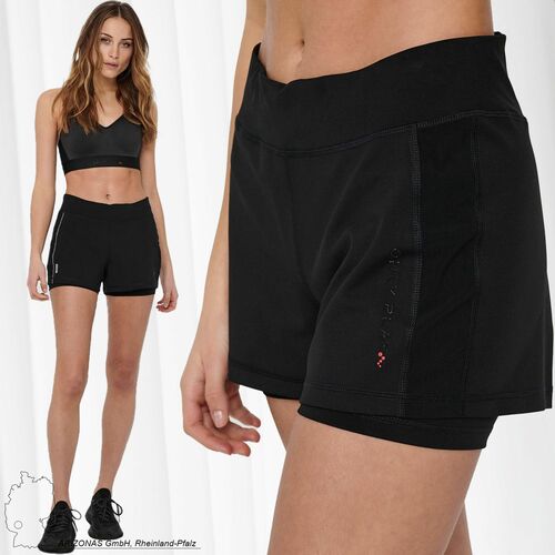 Kurze Capri Sport Leggings Stretch Hose Radler Tights Shorts ONPPERFORM