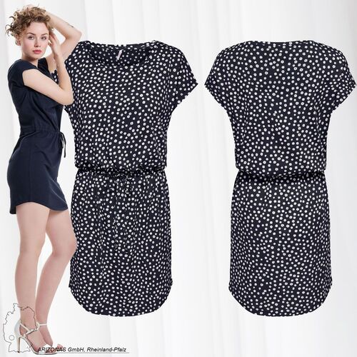 Mini T-Shirt Kleid mit Tunnelzug Kurzarm Dress ONLMAY