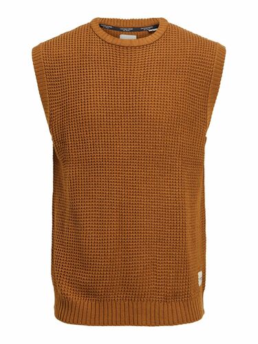 Jack & Jones Dicker Grobstrick Pullunder Sweater ohne �rmel Warmer Pullover JJENICK 