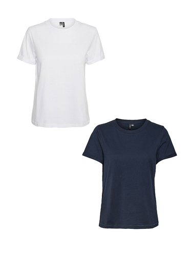 2er Pack Basic T-Shirt VMPAULA 