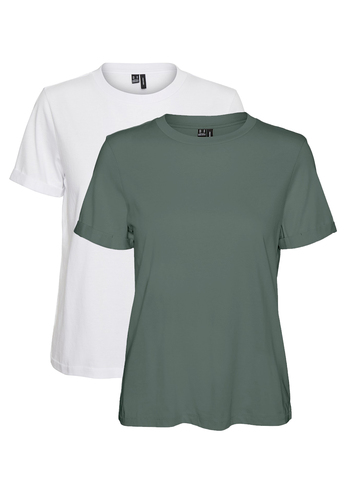 2er Pack Basic T-Shirt VMPAULA 