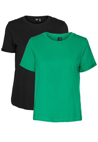 2er Pack Basic T-Shirt VMPAULA 