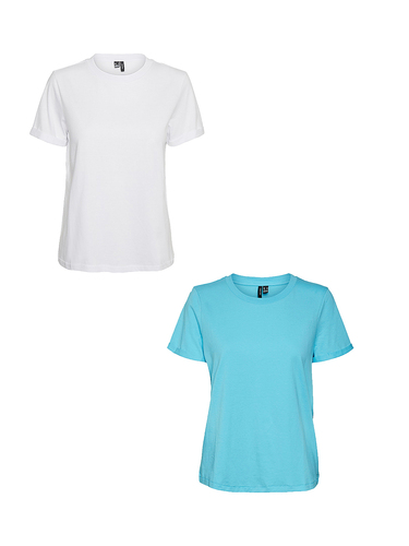 2er Pack Basic T-Shirt VMPAULA 
