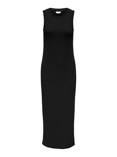 Langes Kleid ohne �rmel Lockeres Stretch Dress