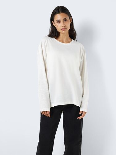 Langarm Basic Shirt NMMATHILDE 