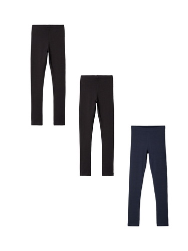 Basic Leggings 3er St�ck Set NKFVIVIAN 