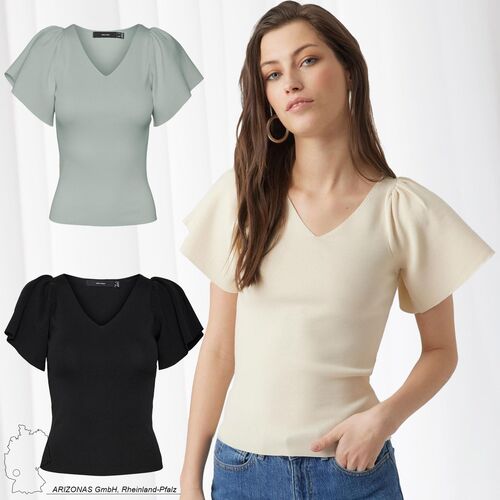 R�schen T-Shirt mit Puffer �rmel VMGINNY