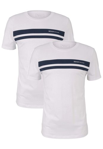 Tom Tailor 2-er Set Basic T-Shirts 