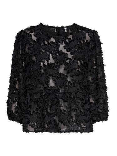 Elegante 3/4 Arm Mesh Bluse JDYKING  