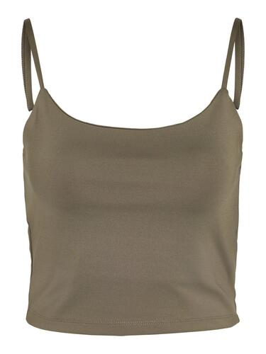 Einfarbiges Crop Top mit Spaghettitr�gern NMTERESA 