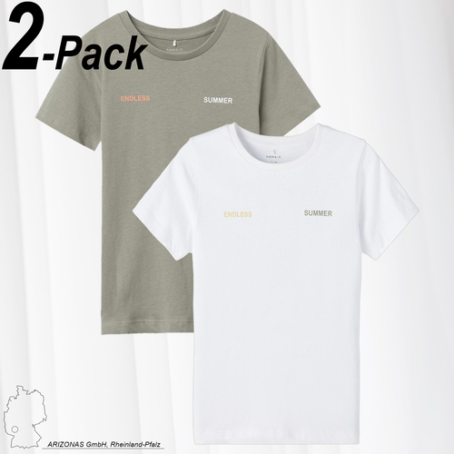 Print T-Shirt 2-er Set NKMHELARS