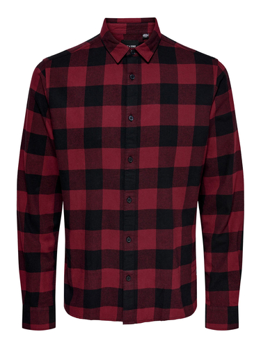 Freizeit Flanellhemd Kariert Holzf�ller Karo Shirt ONSGUDMUND