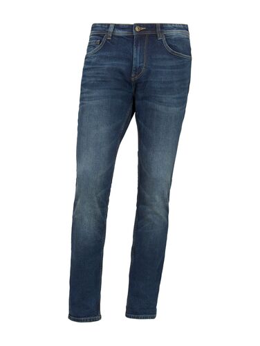 Tom Tailor Regular Slim Fit Jeans Basic Stone Wash Five-Pocket Stretch Hose JOSH