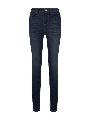 Tom Tailor Skinny Fit Jeans Bleached Denim Hose Bio Baumwolle ALEXA