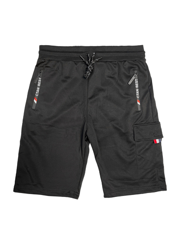 Max Men Herren Trainings Shorts Mit Cargo Zip Taschen  