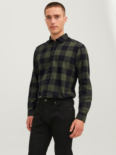 Jack & Jones Hemd Slim Fit JJEGINGHAM 