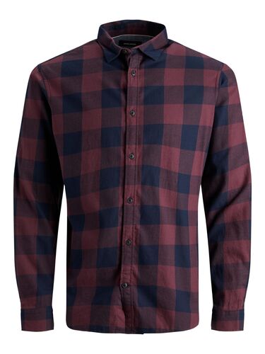 Jack & Jones Hemd Slim Fit JJEGINGHAM 