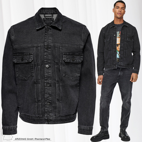 Jeansjacke LED ZEPPELIN Denim Shacket ONSBART