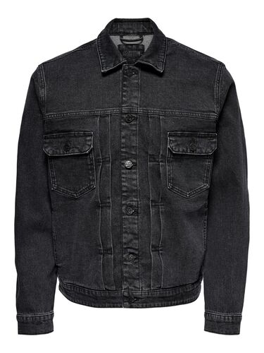 Jeansjacke LED ZEPPELIN Denim Shacket ONSBART 