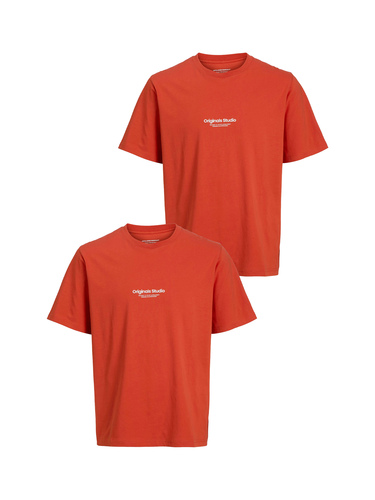 Jack & Jones 2-er Set T-Shirt Logo Print JORVESTERBRO 