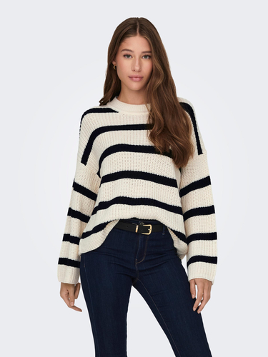 Gestreifter Strickpullover JDYJUSTY 