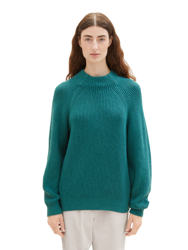 Tom Tailor Sweater Knit Striped Rib Pullover 