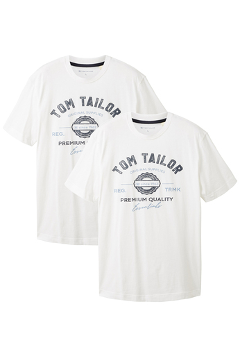 Tom Tailor Logo T-Shirt 2er Set 
