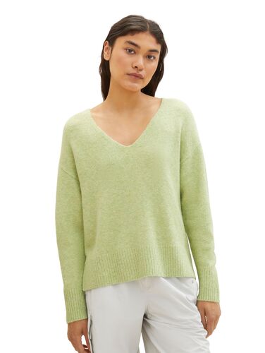 Tom Tailor Strickpullover Cozy V-Neck Pullover 