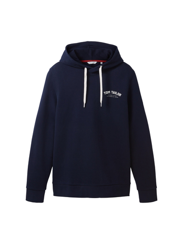 Tom Tailor Hoodie aus Baumwolle mit Label Print  