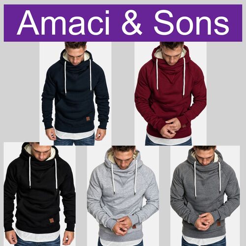 Design Hoodie Weiche Schall Kapuze Casual Design  A&S